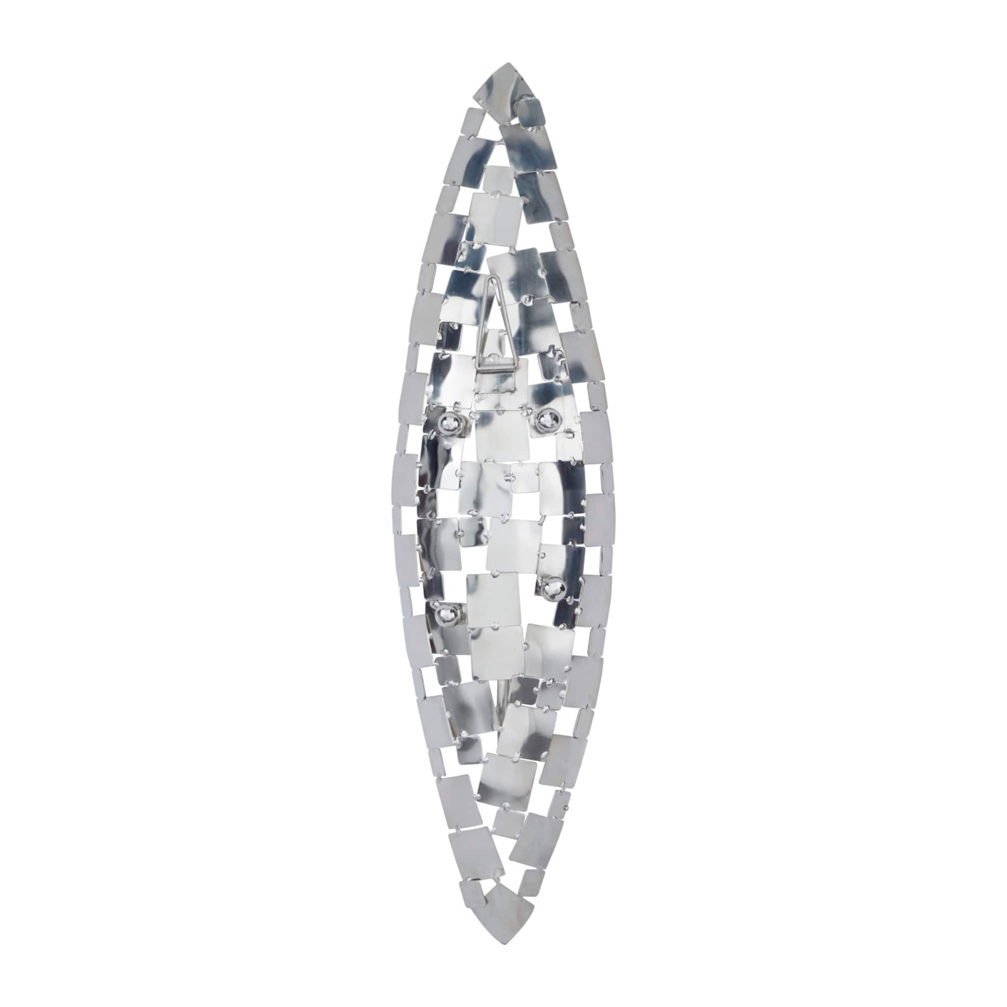20" Silver Contemporary Wall Sconce